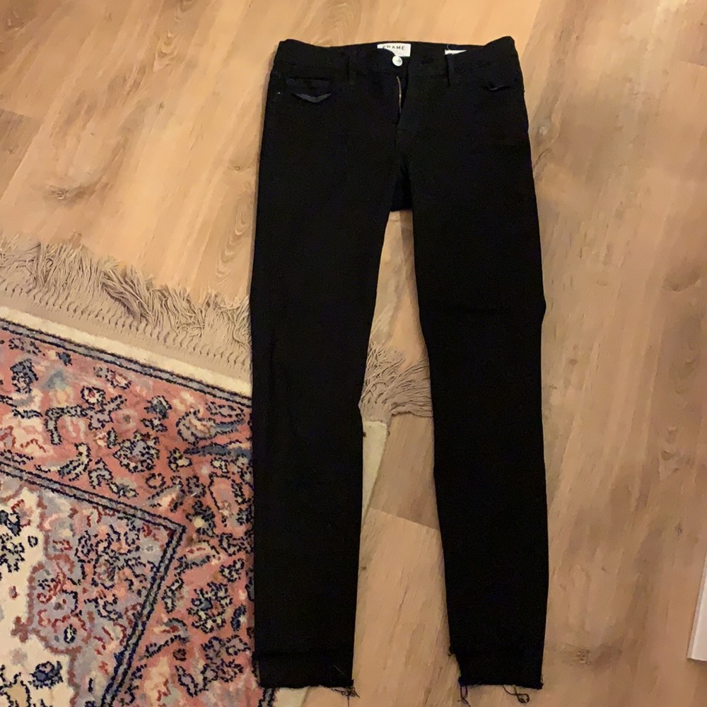 Frame Black Jeans